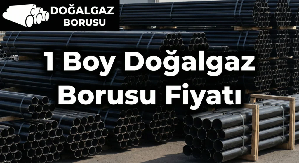 1 Boy Doğalgaz Borusu Fiyatı